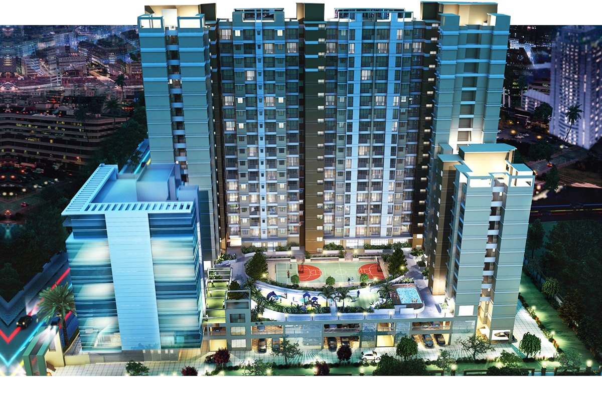 2 BHK flats for sale in Wagle Estate, Thane West | Ashar 16
