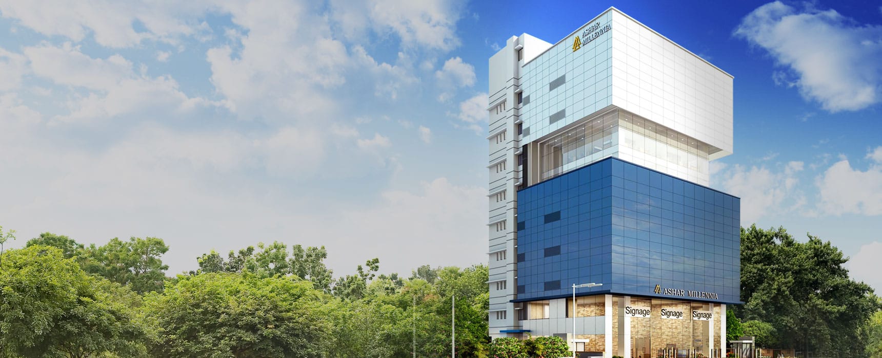 Office & Showroom Space at Kapurbawdi Junction, Thane West | Ashar Millennia