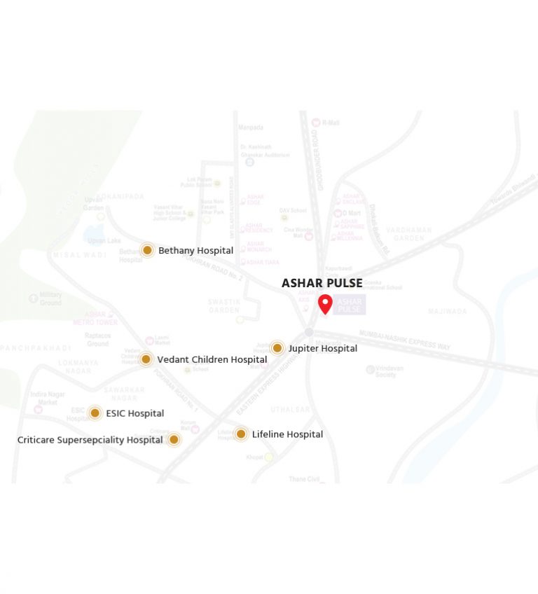 1 BHK & 2 BHK Flats in Majiwada | Ashar Pulse